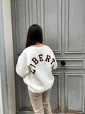 🤍 Sweat LIBERTÉ – Écru