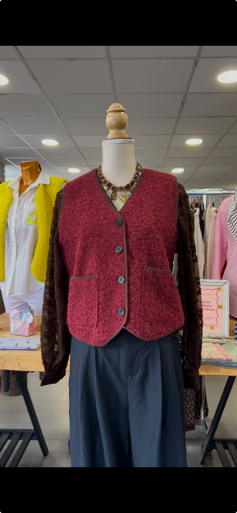 Veste sans manches Gianna ✨