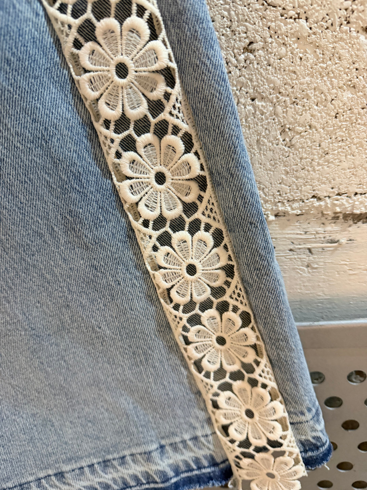 Jean Femme Dentelle Tendance