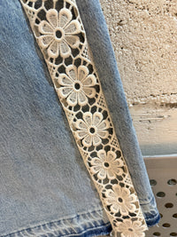 Jean Femme Dentelle Tendance