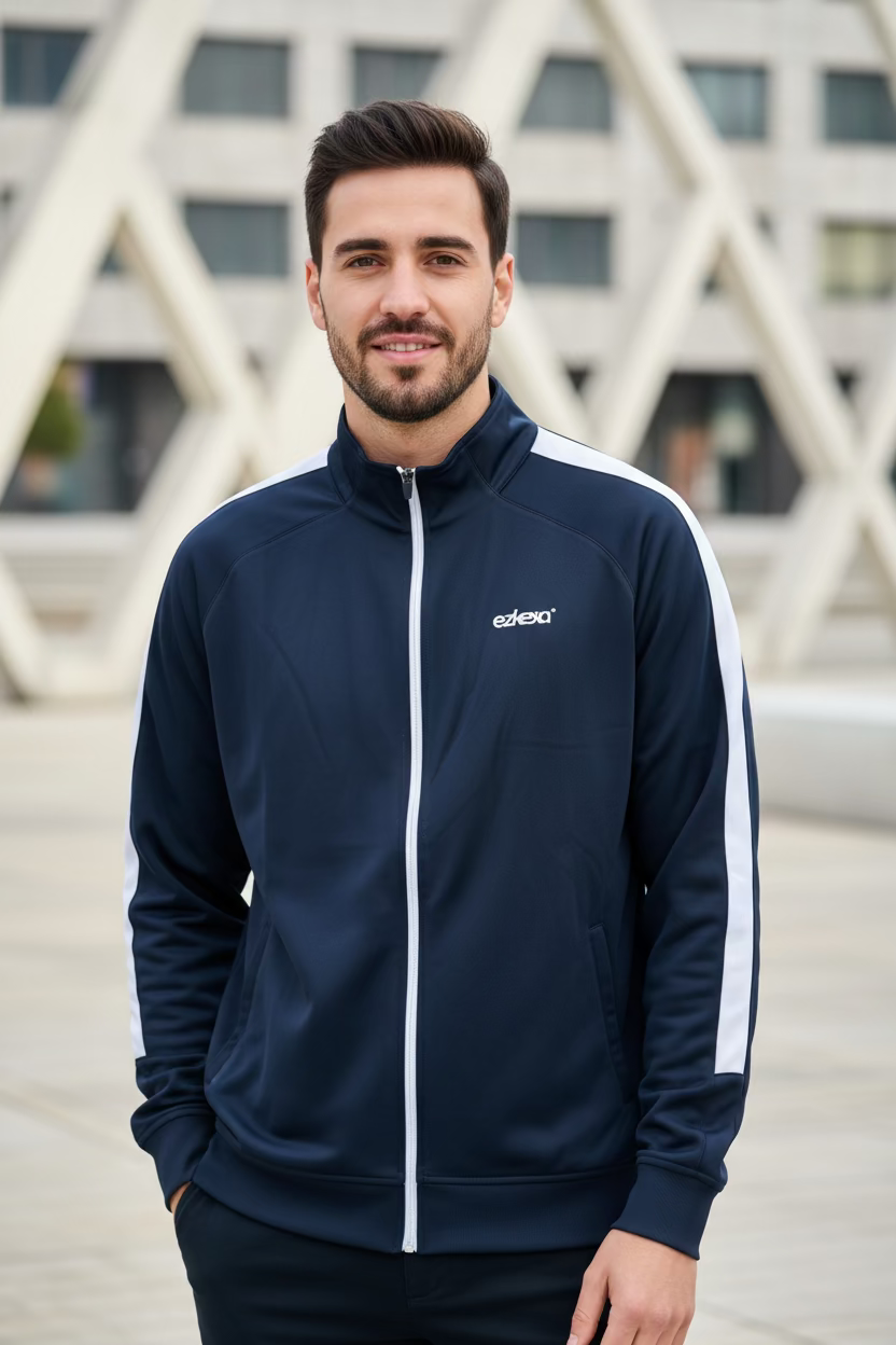Veste EZ KEXA Vintage Bleu – Marque de Sare
