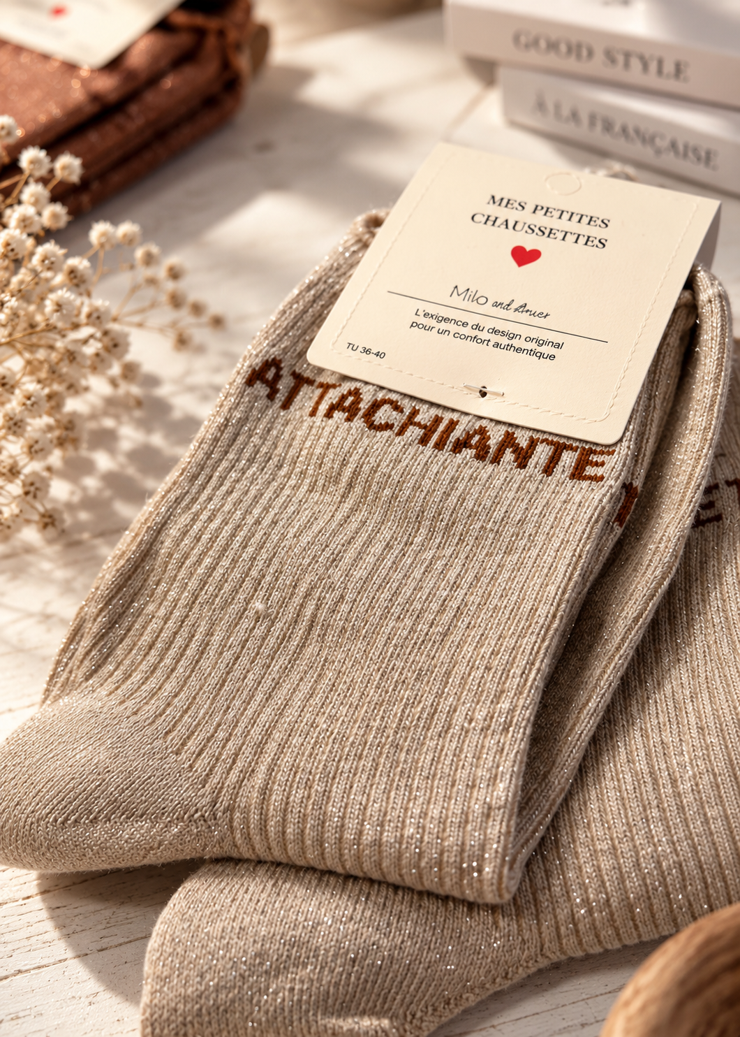 Chaussettes "Attachiante"