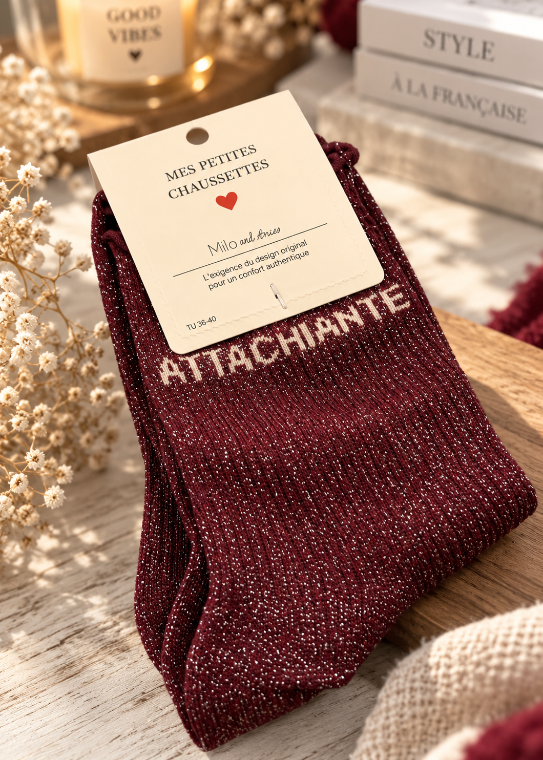 Chaussettes "Attachiante"