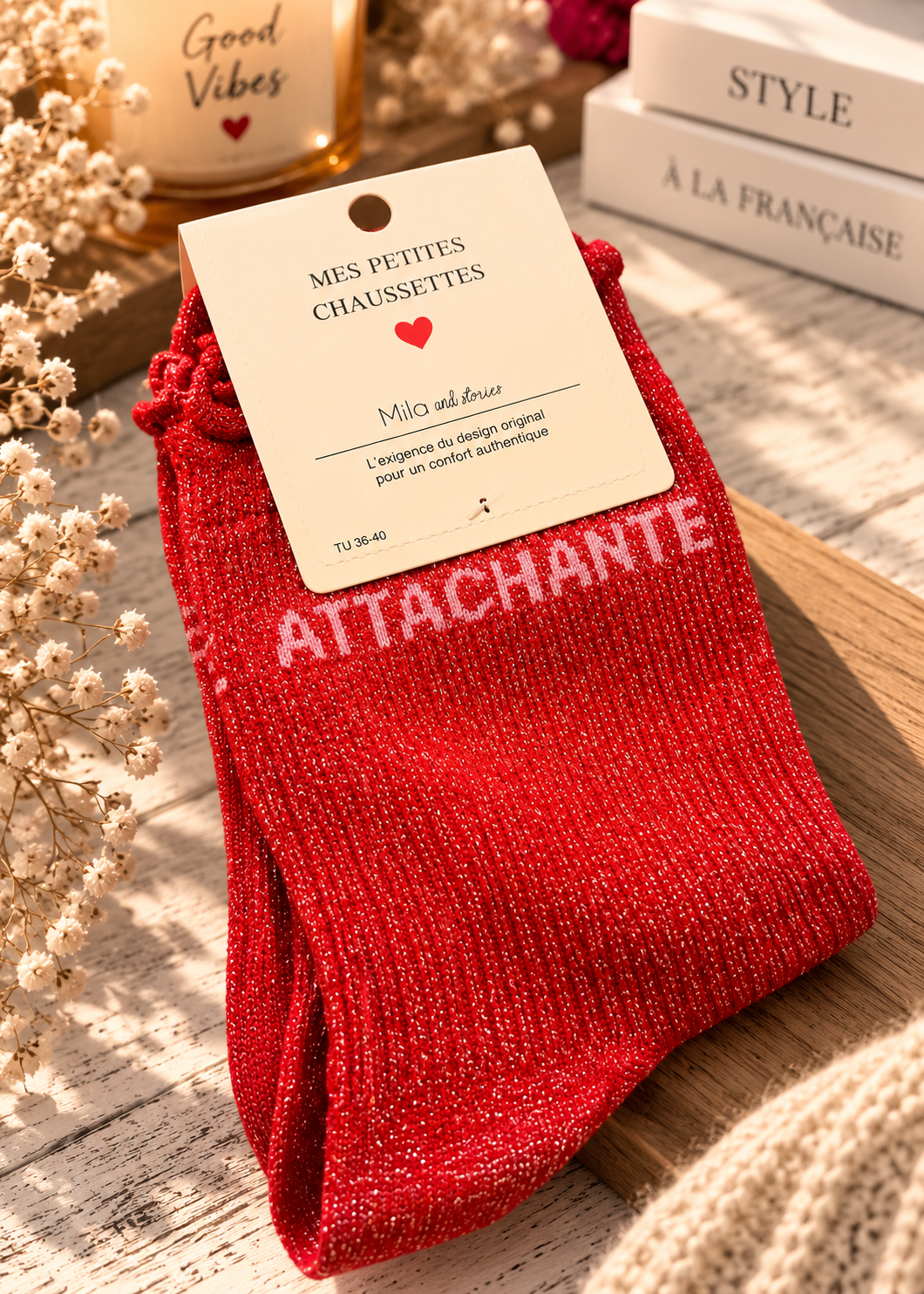 Chaussettes "Attachiante"