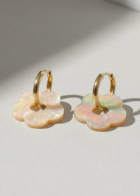 Boucles d'oreilles Fleurs – Acier Inoxydable