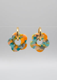 Boucles d'oreilles Fleurs – Acier Inoxydable
