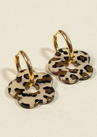 Boucles d'oreilles Fleurs – Acier Inoxydable