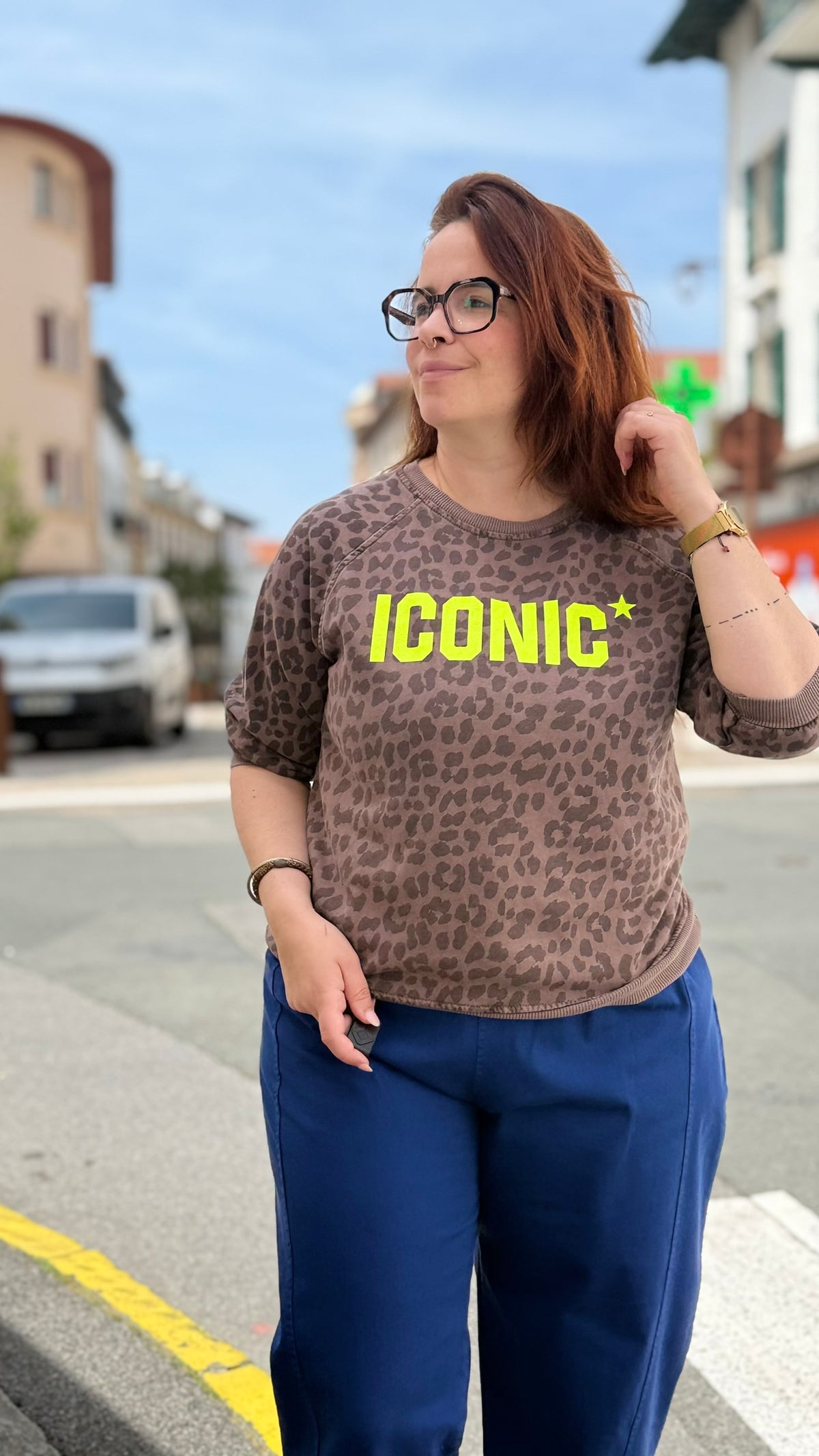 Sweat ICONIC Léopard – April Vintage