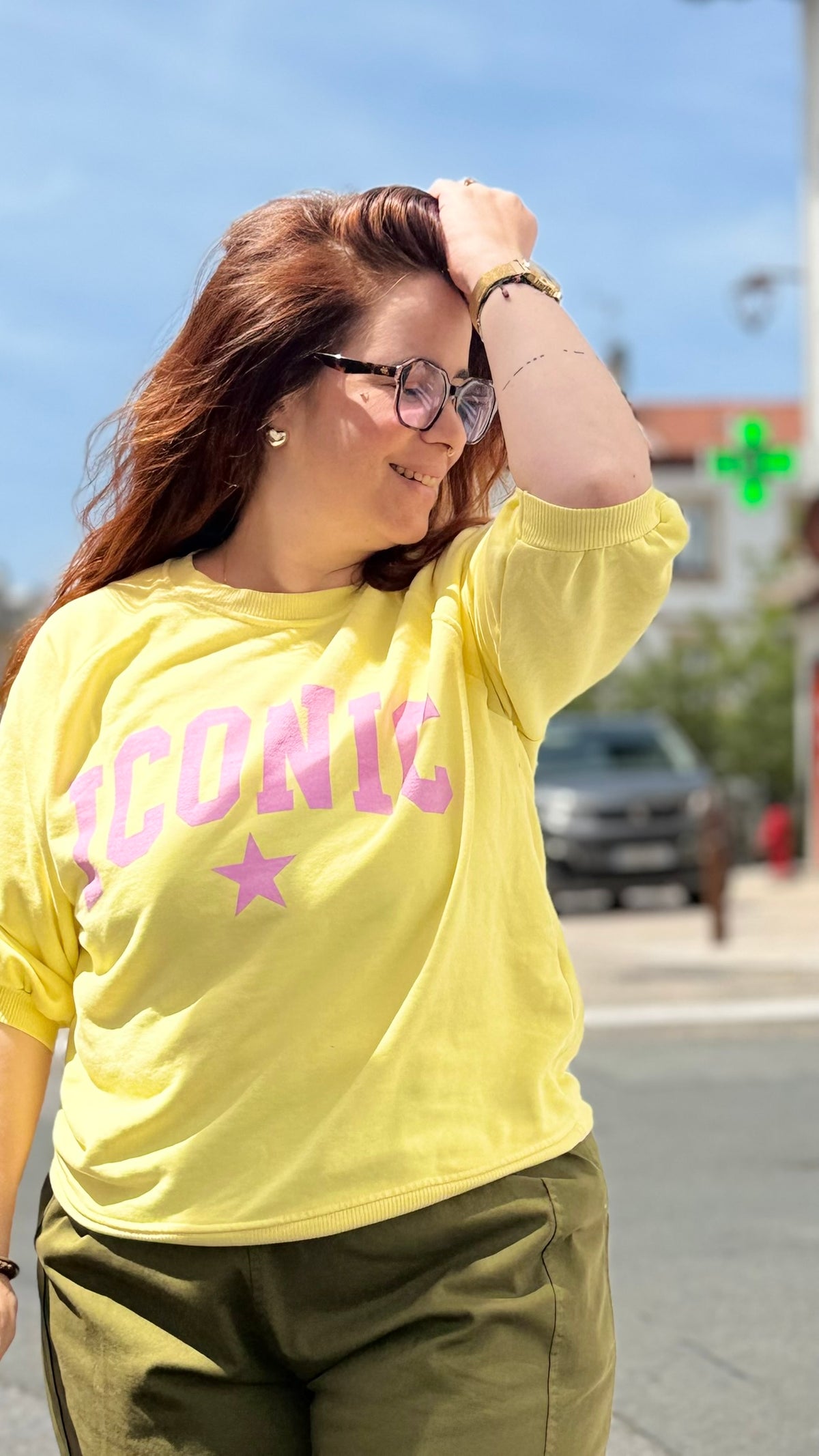 Sweat ICONIC Manches Courtes – April Vintage