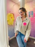 Blouse Oversize Coton Italien Femme - Boutonnée Très Ample 38-50+