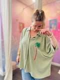 Blouse Oversize Italienne Femme - Taille Unique 38-54+ Confort Premium