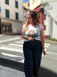 Pantalon à Pois – Coupe Fluide Taille Unique