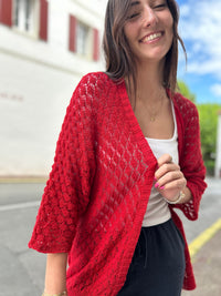Gilet Mi-long en Maille | Taille Unique