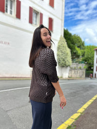 Gilet Mi-long en Maille | Taille Unique