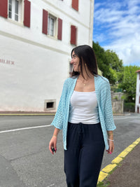 Gilet Mi-long en Maille | Taille Unique