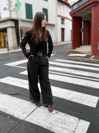 🧡 Pantalon à pinces "Victoire" – Chic & Confort assuré