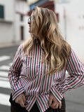 💥 Chemise Rayée "Olga" – Le Twist Classique & Stylé