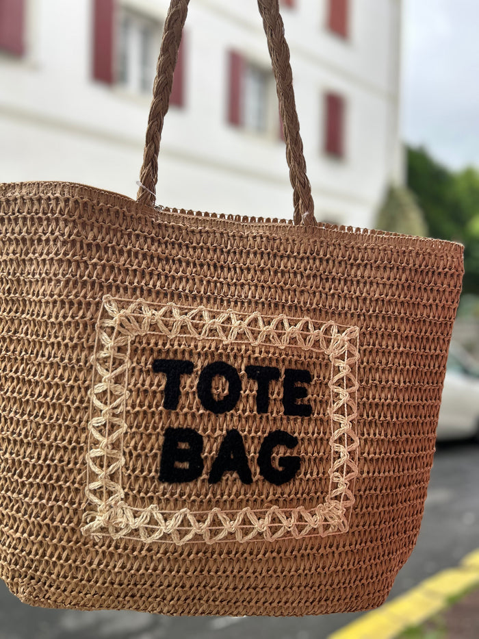 Tote Bag Raffia Tressé – Léger & Tendance