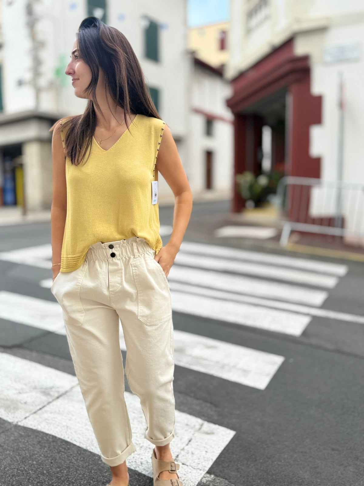 Top Maille Aérée Femme | Taille Unique 36-42 | 6 Couleurs | Modadom