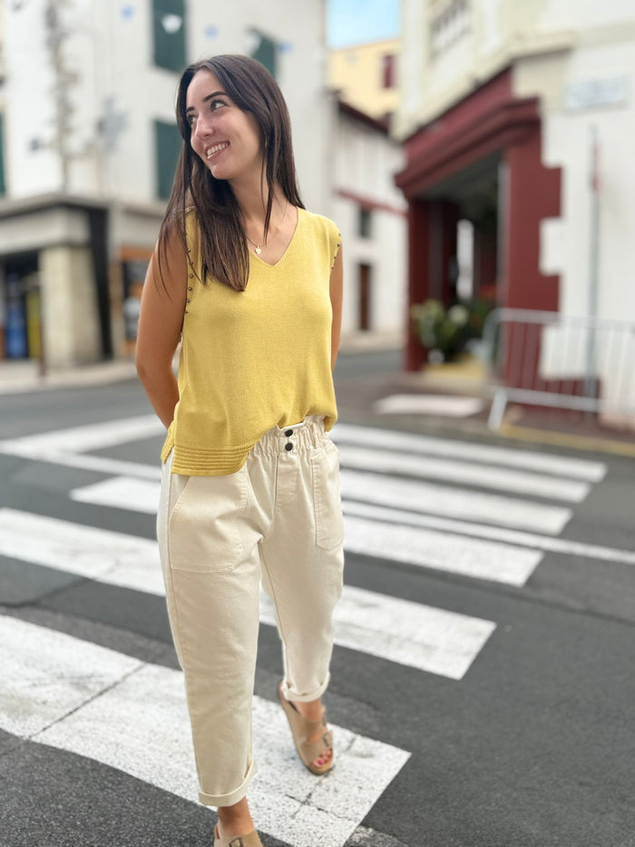 Pantalon Paperbag Femme | 6 Couleurs | S/M (36-38) & L/XL (40-42)