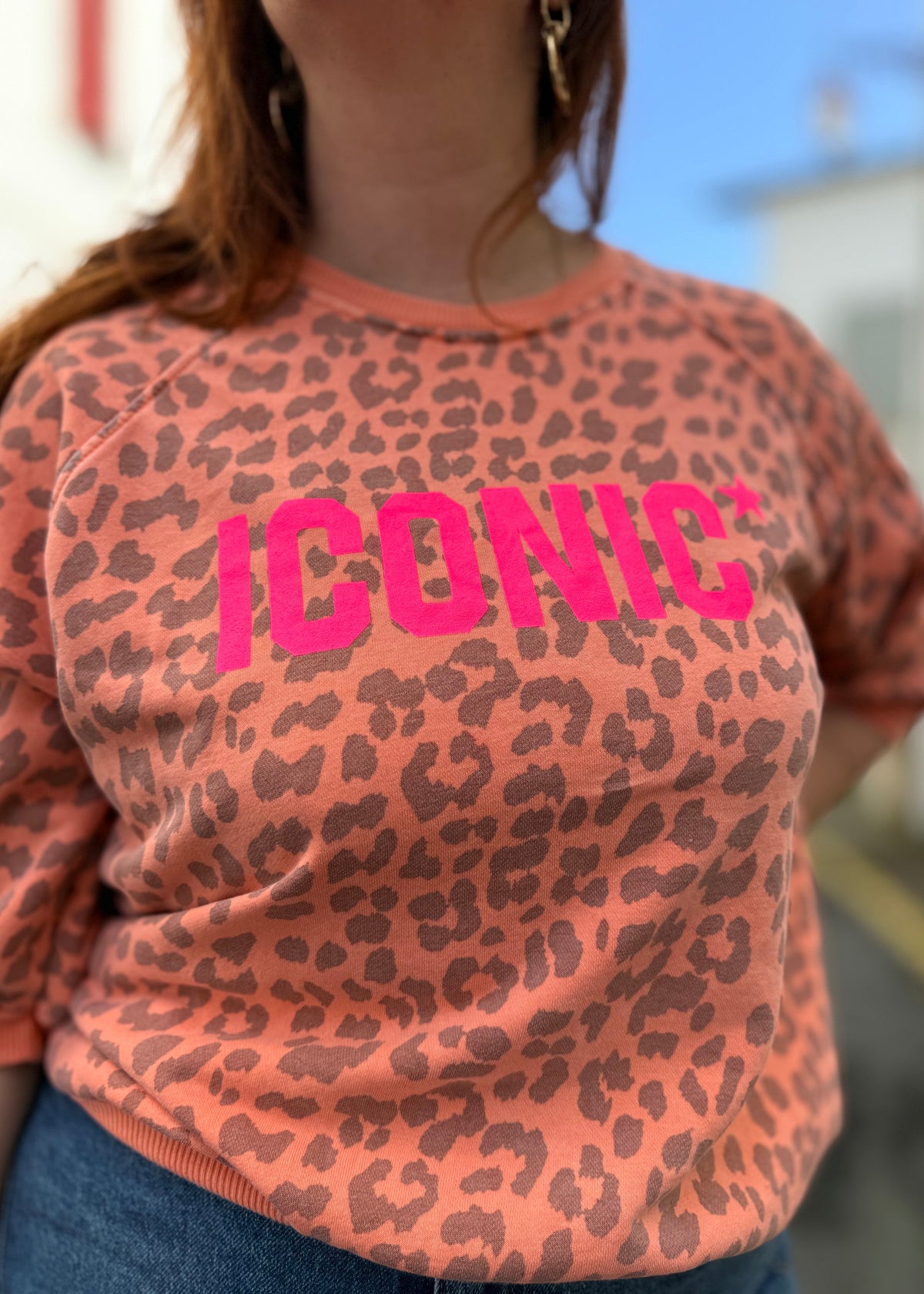 Sweat ICONIC léopard confortable, tendance et facile à porter au quotidien