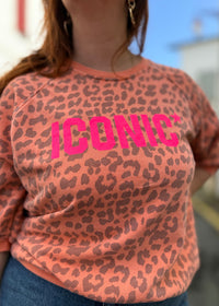 Sweat ICONIC léopard confortable, tendance et facile à porter au quotidien