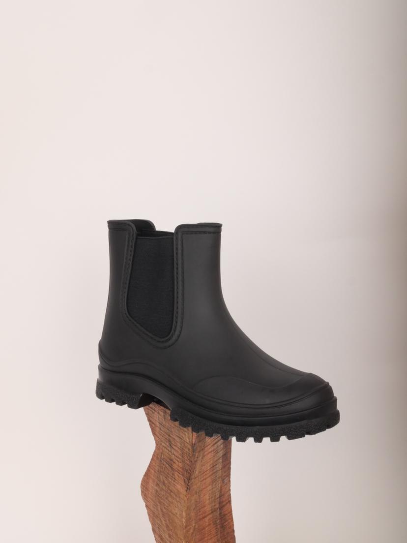 💖 Bottines - pluie - Noires