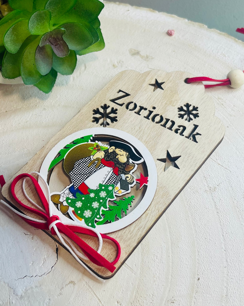 Décoration Noel - Olentzero - Bois