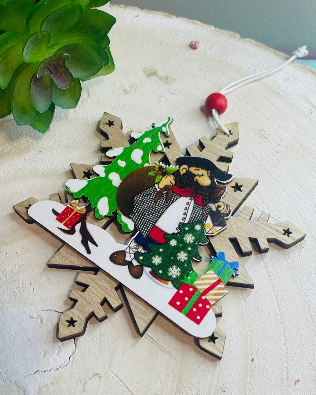 Décoration Noel - Olentzero - Bois