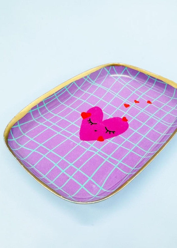 Mini vide-poche Karo Heart Viola