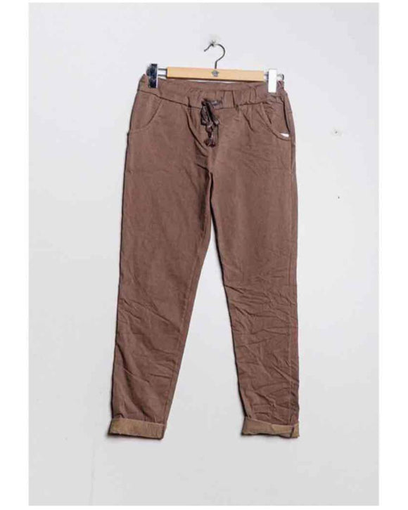Pantalon Confort - Brun
