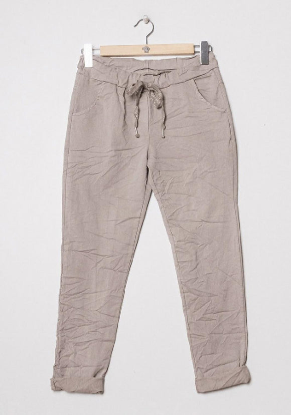 Pantalon - Confort - Beige