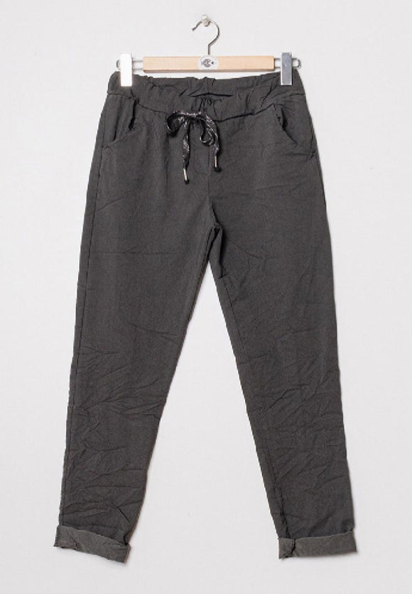 Pantalon - Confort - Gris anthracite