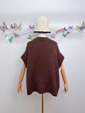 🟤 pull sans manche chocolat – la pièce doudou à superposer sans modération
