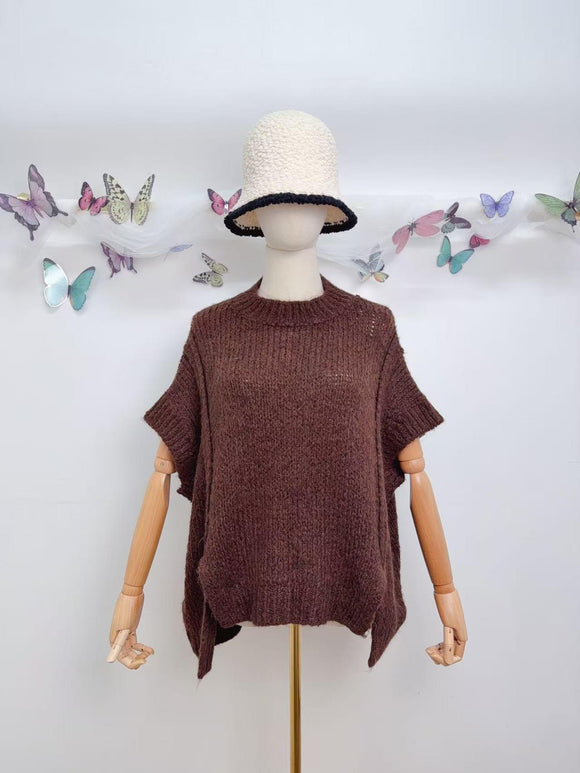 🟤 pull sans manche chocolat – la pièce doudou à superposer sans modération