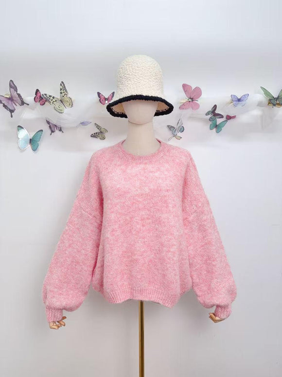 🌸 pull tout doux rose poudré – douceur & bonne humeur