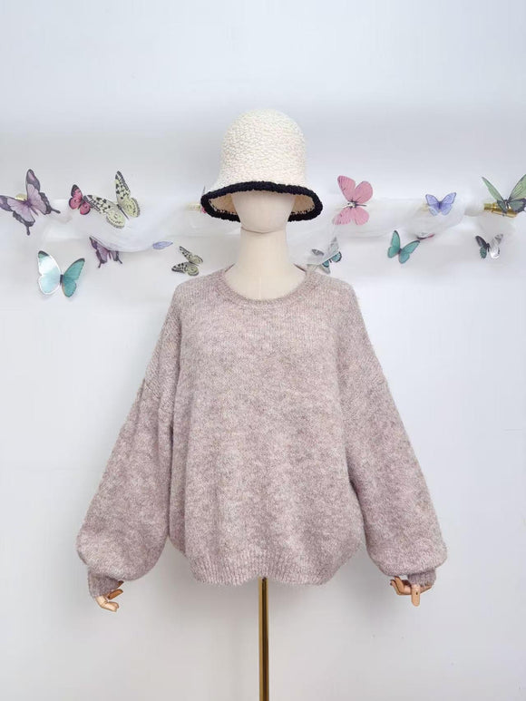 🪵 pull tout doux taupe – minimaliste mais stylé