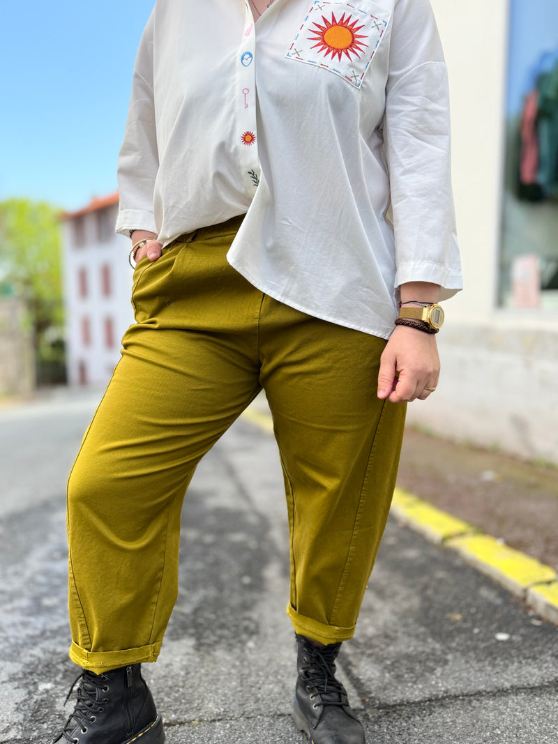 Pantalon_barrel_vert_olive_tendance