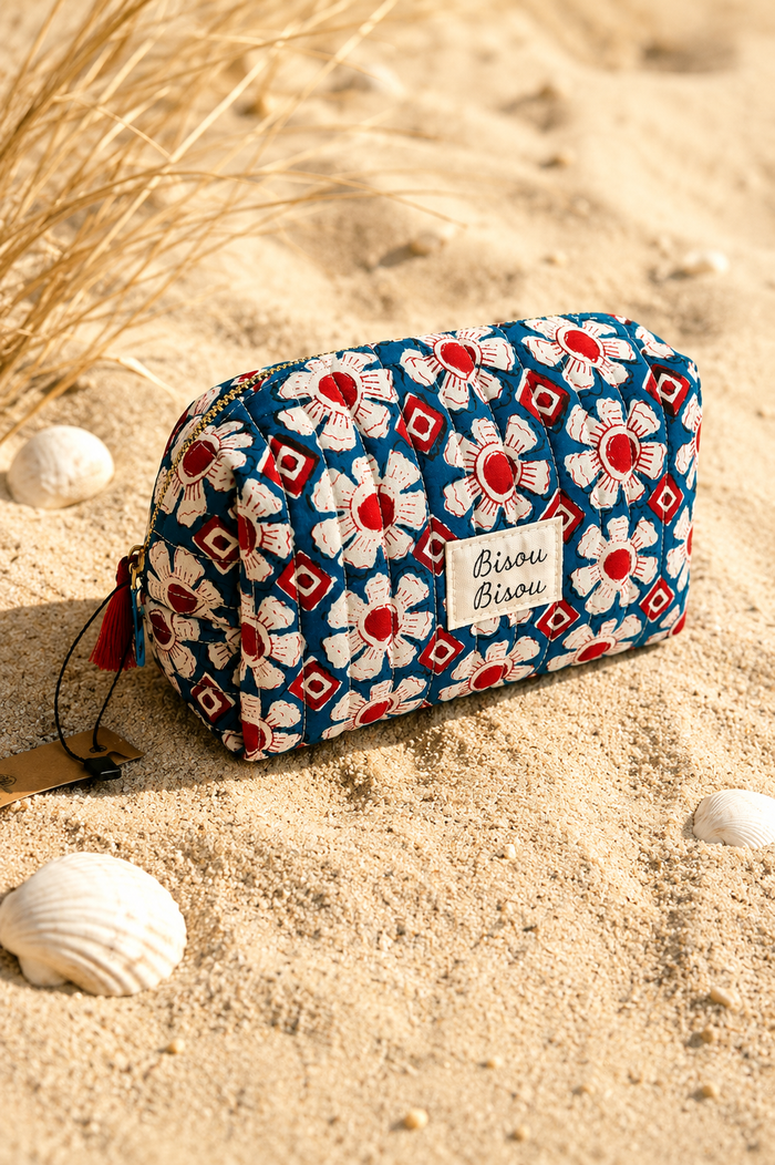 Pochette fleurie bisous 