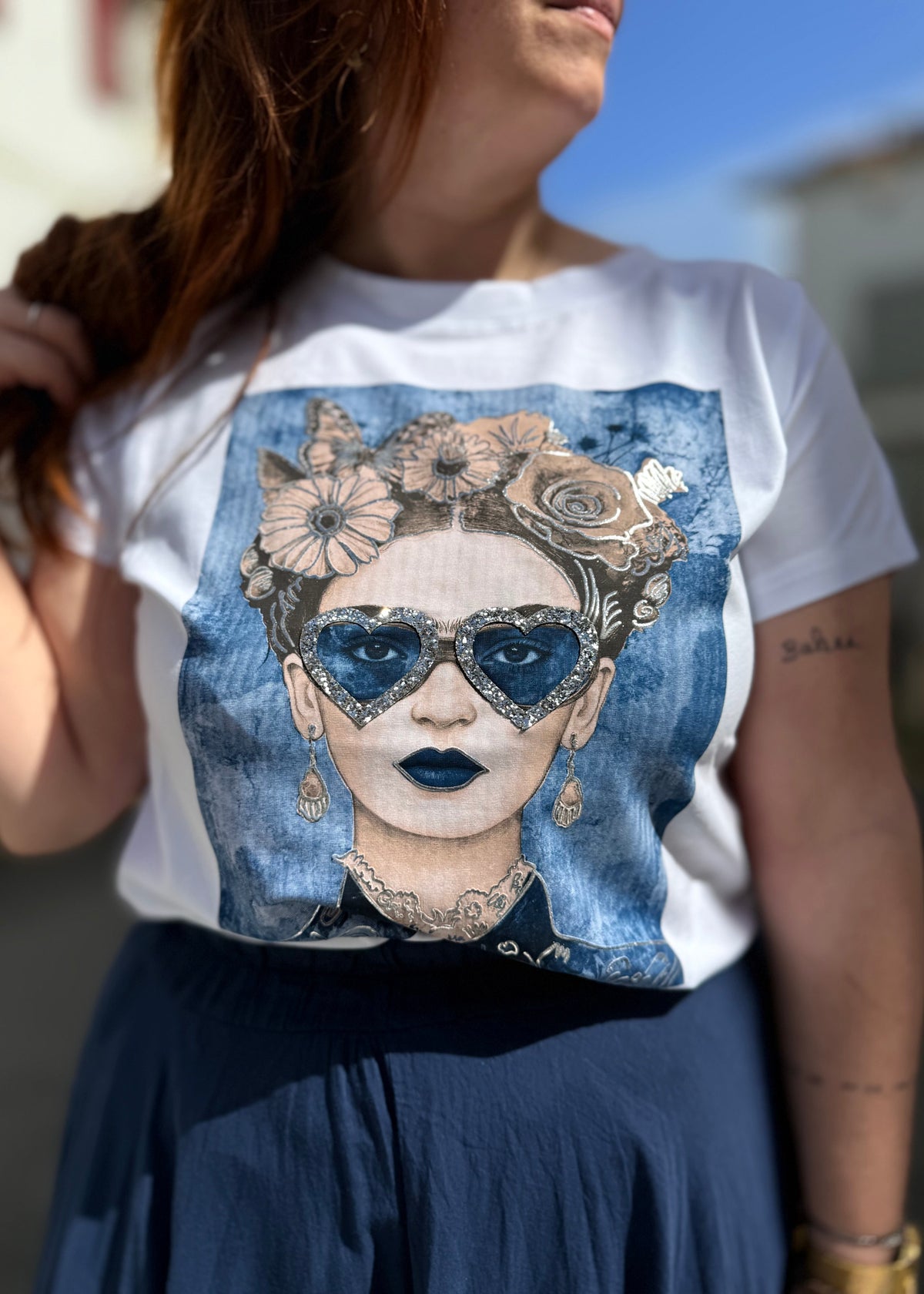 T-shirt Frida imprimé original, artistique et facile à porter au quotidien 🎨