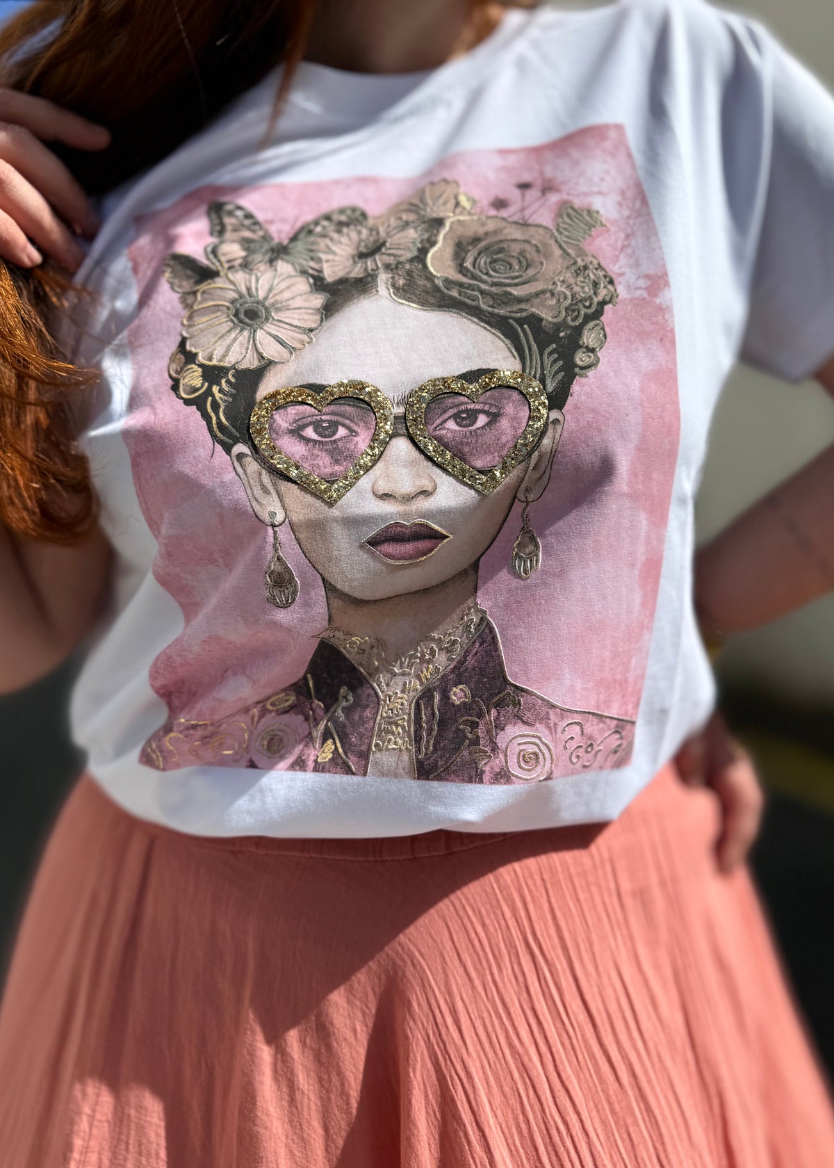 T-shirt Frida imprimé original, artistique et facile à porter au quotidien 🎨