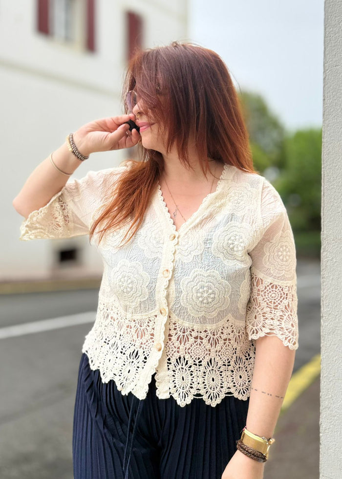 Tee shirt bordée hyper tendance 