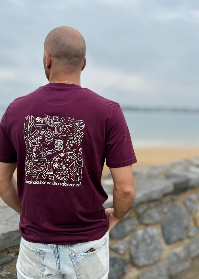 T-shirt DENAK EZ KEXA – Violine