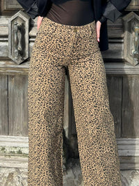 💚🐆 Pantalon "Livia" – Wild & Chic
