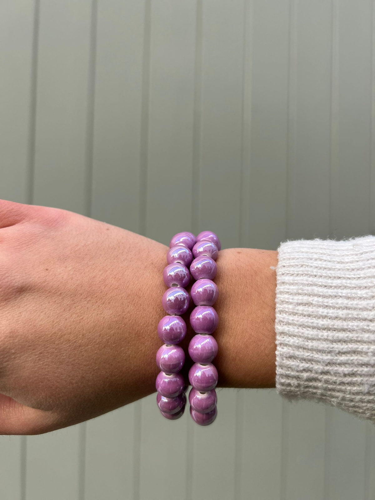 🌈 Bracelet Perlé Élastique – Couleurs Arc-en-Ciel & Bonne Humeur