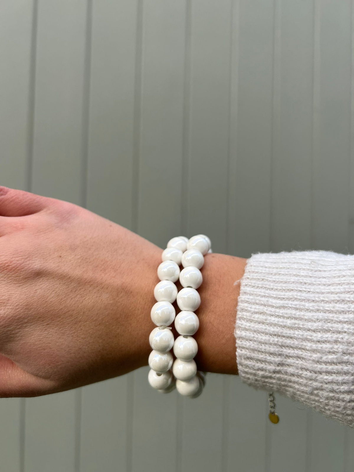 🌈 Bracelet Perlé Élastique – Couleurs Arc-en-Ciel & Bonne Humeur