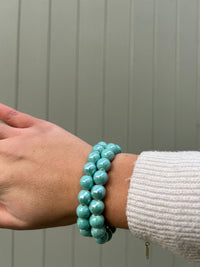 🌈 Bracelet Perlé Élastique – Couleurs Arc-en-Ciel & Bonne Humeur