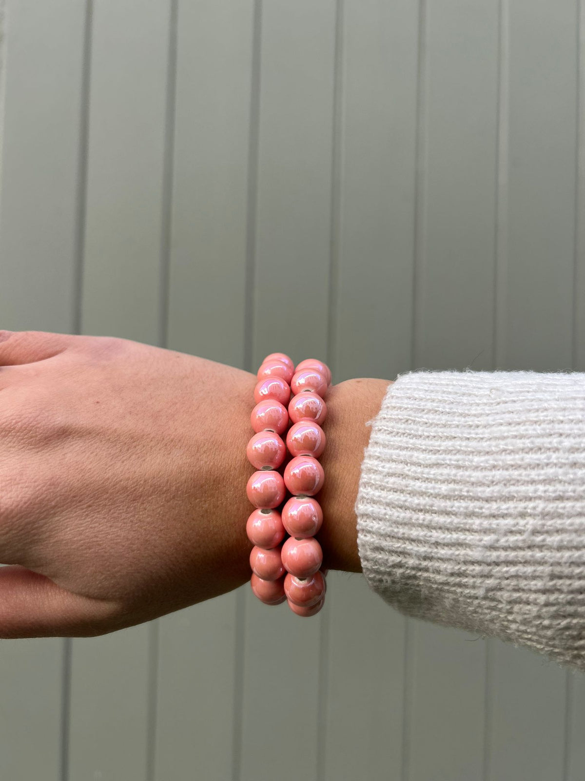 🌈 Bracelet Perlé Élastique – Couleurs Arc-en-Ciel & Bonne Humeur