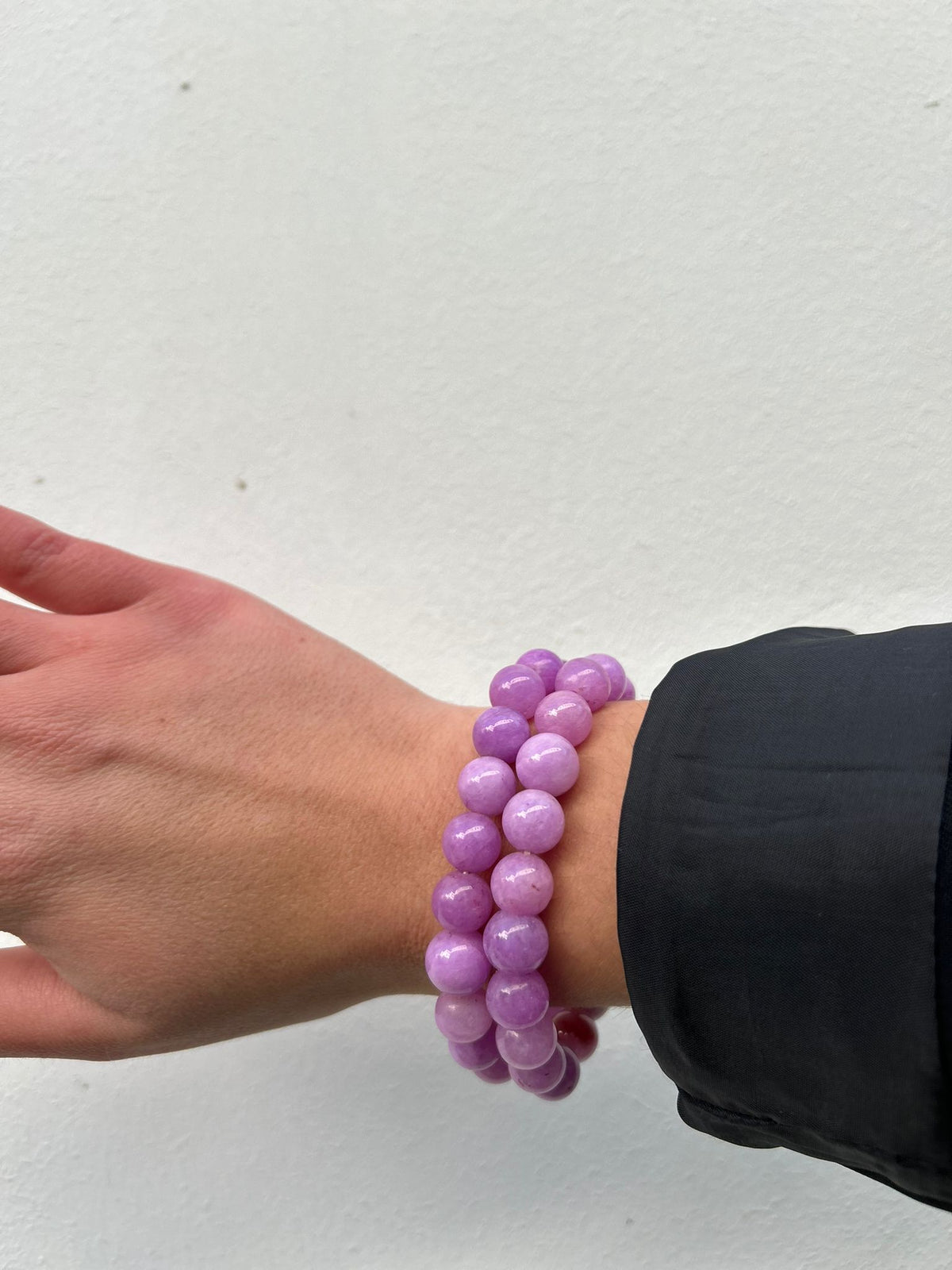 💗 Bracelet Perlé Élastique – Déclinaisons Rose & Lilas