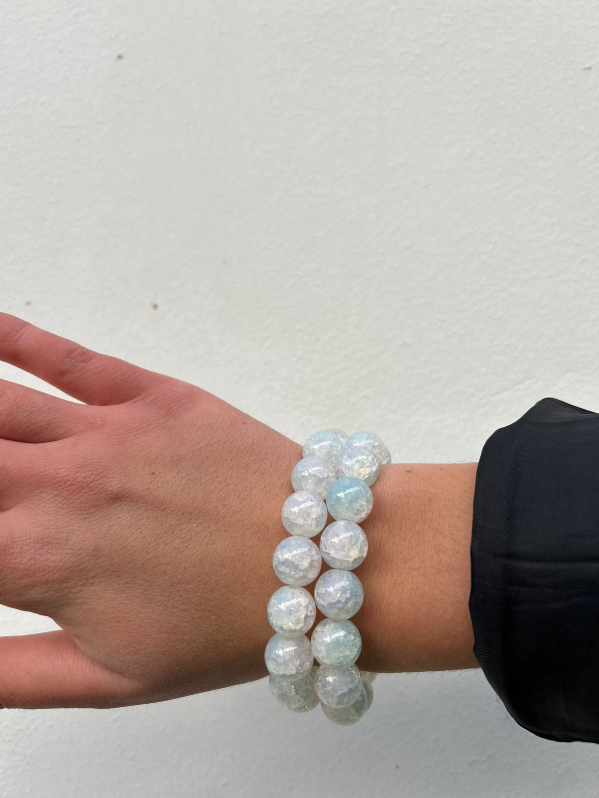 💗 Bracelet Perlé Élastique – Déclinaisons Rose & Lilas